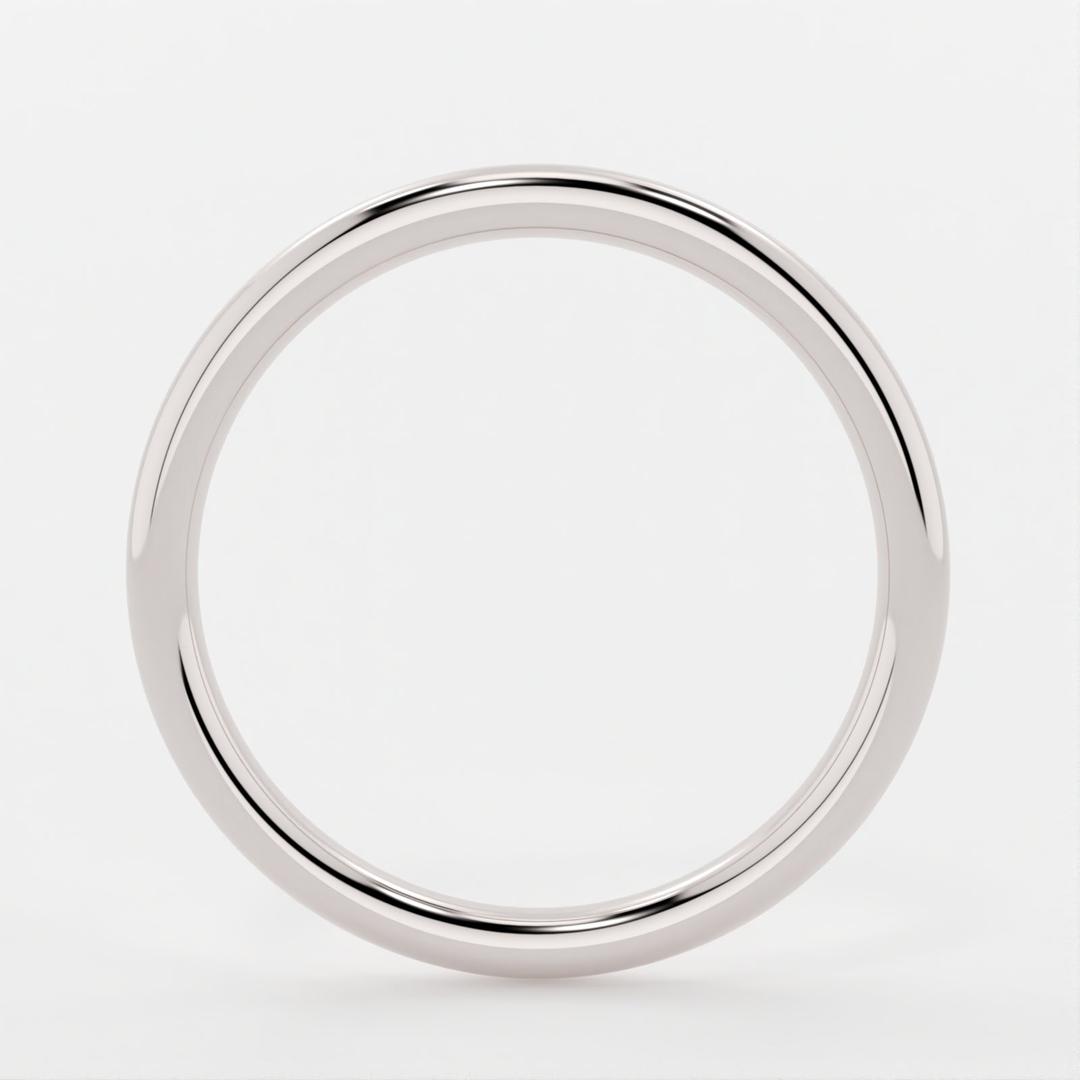 Eli-classic plain Wedding Band