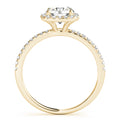 Rylee-2.0 Carats Round Moissanite Pave Engagement Ring
