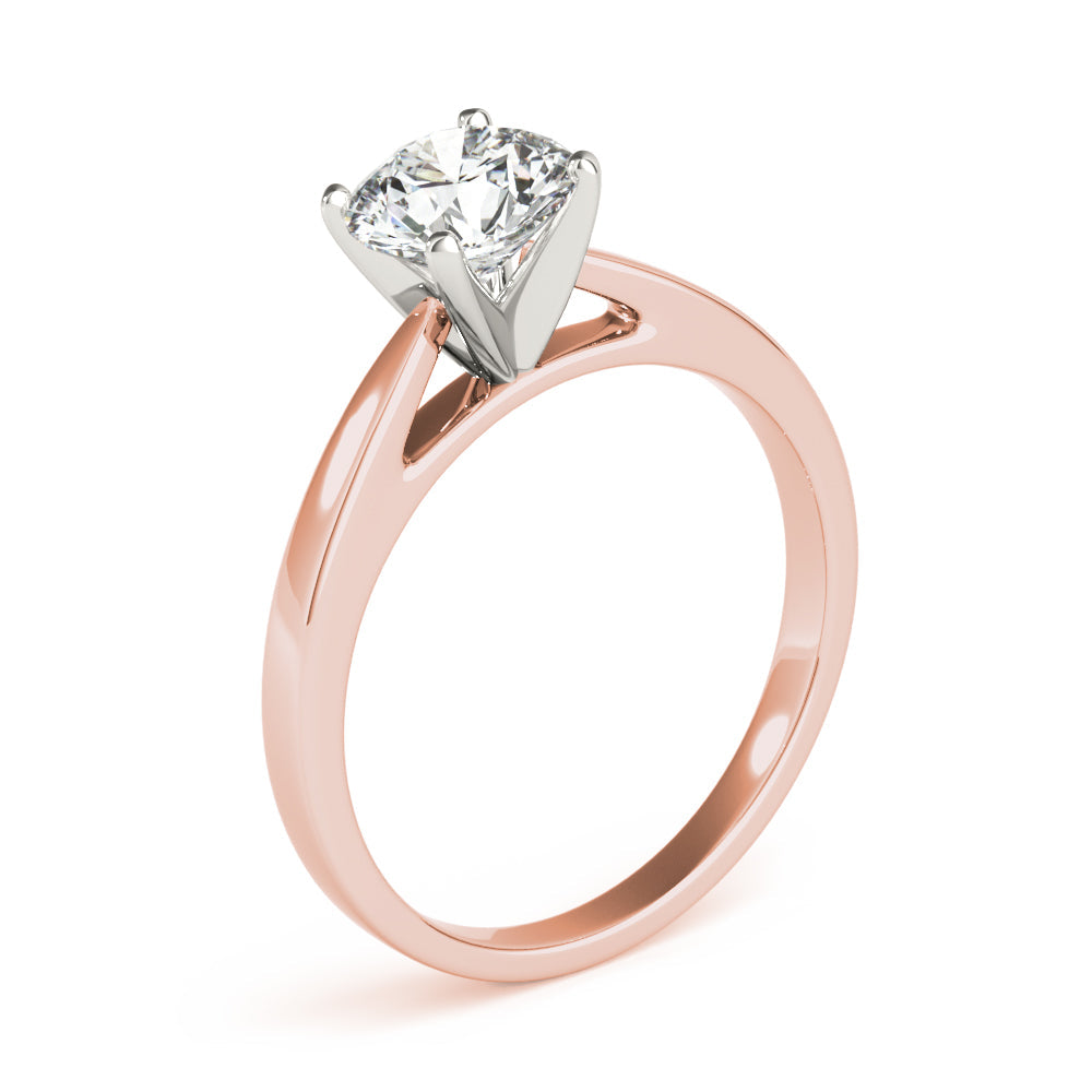 Lyric-1.50 Carats Round Moissanite Solitaire Engagement Ring