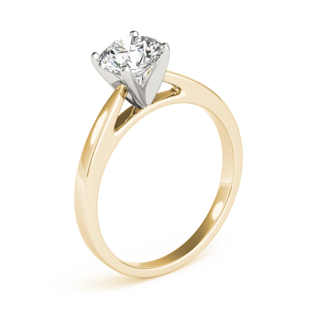 Lyric-1.50 Carats Round Moissanite Solitaire Engagement Ring