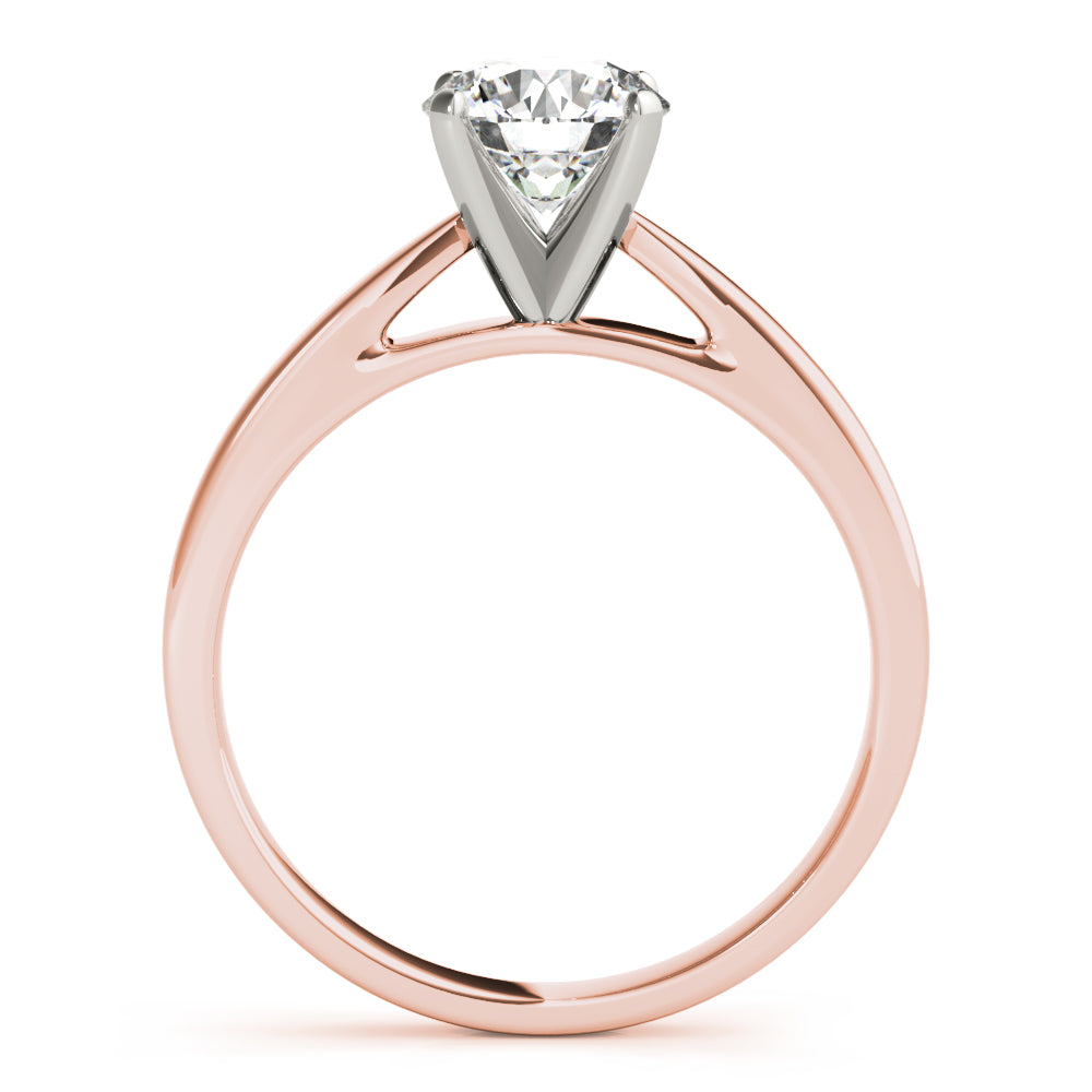 Lyric-1.50 Carats Round Moissanite Solitaire Engagement Ring