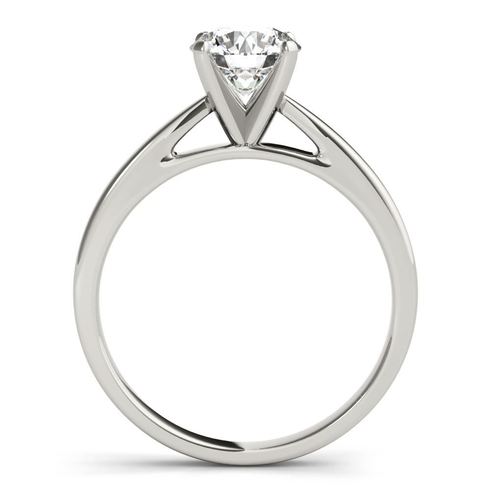 Lyric-1.50 Carats Round Moissanite Solitaire Engagement Ring