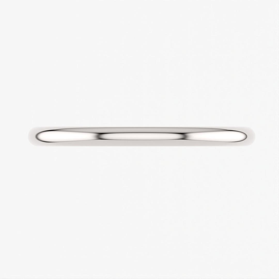 Eli-classic plain Wedding Band