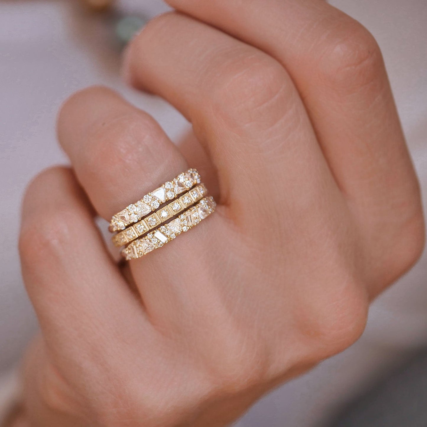 0.30 TCW Round Full Eternity Wedding Band