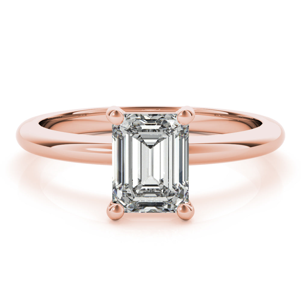 Hope-1.50 Carats Emerald Moissanite Solitaire Engagement Ring