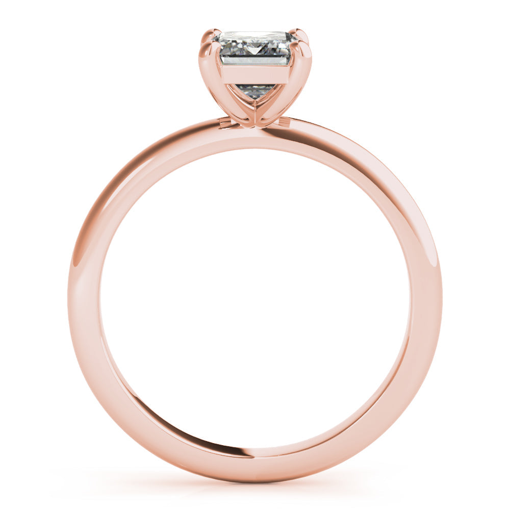 Hope-1.50 Carats Emerald Moissanite Solitaire Engagement Ring