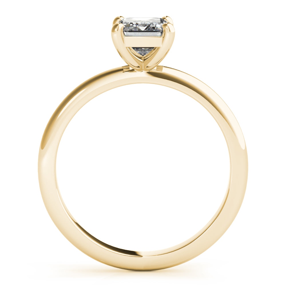 Hope-1.50 Carats Emerald Moissanite Solitaire Engagement Ring