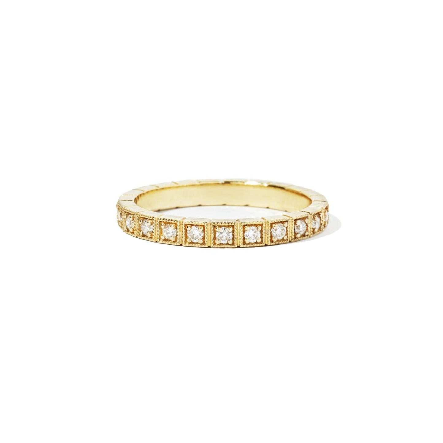 0.30 TCW Round Full Eternity Wedding Band