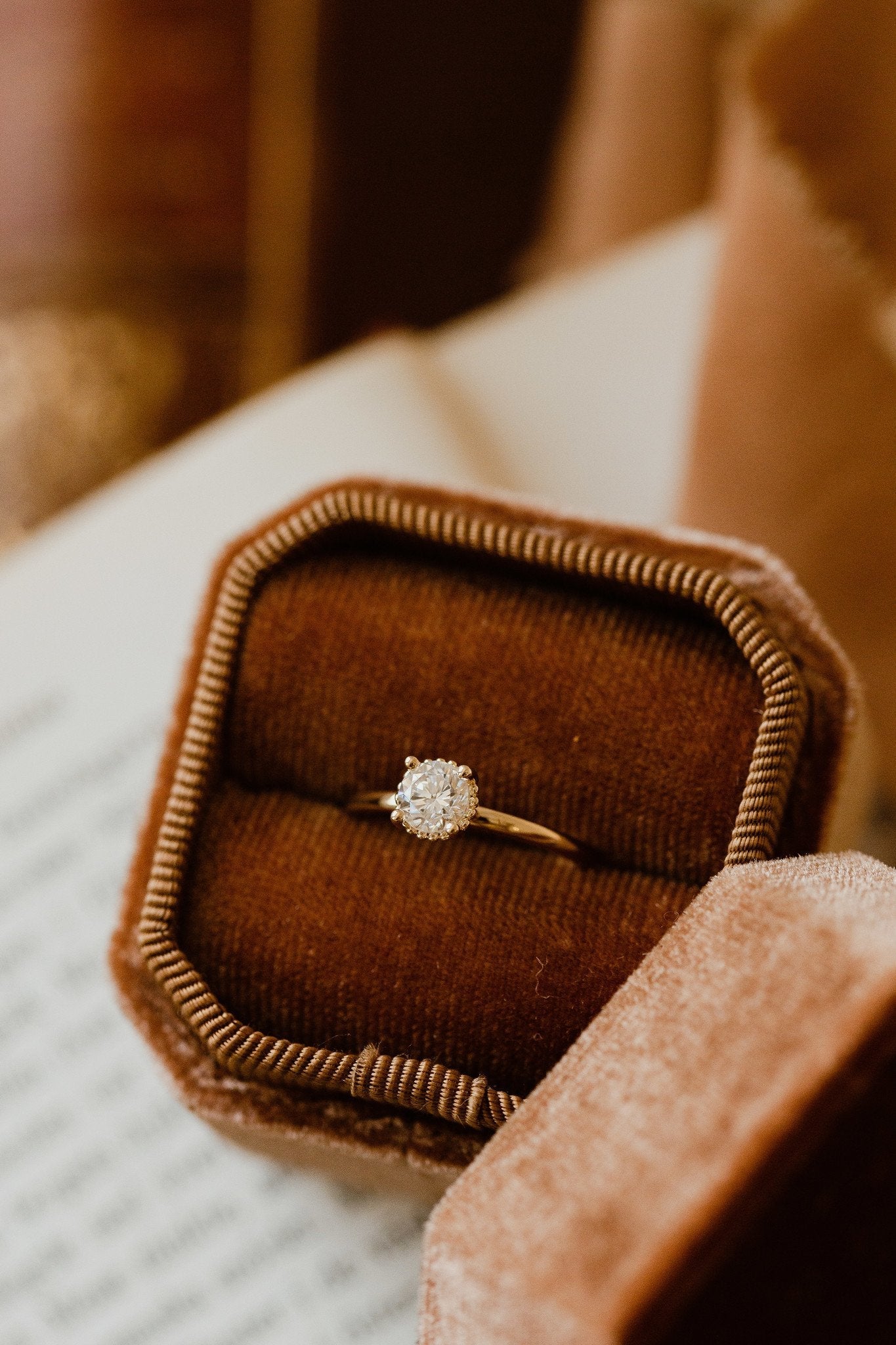 0.50 CT Carats Round Cut Moissanite diamond Solitaire Style Engagement Ring