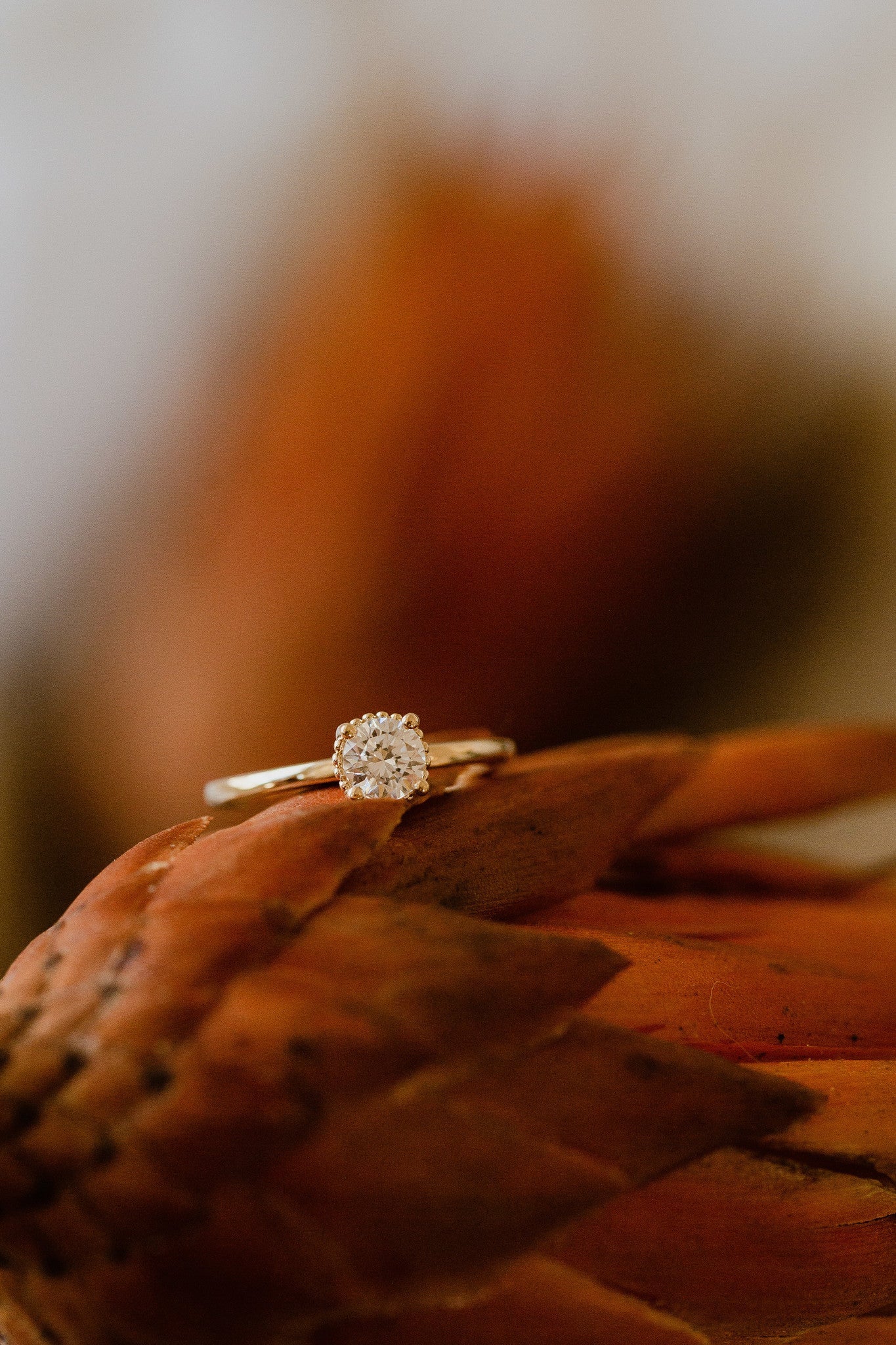 0.50 CT Carats Round Cut Moissanite diamond Solitaire Style Engagement Ring