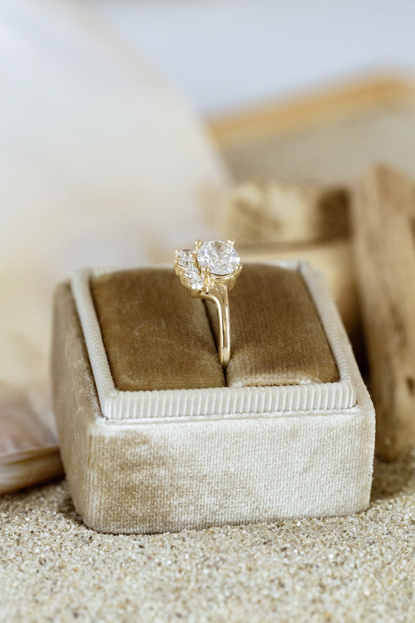 1.00 CT Carats Oval Cut Moissanite diamond unique Style Engagement Ring