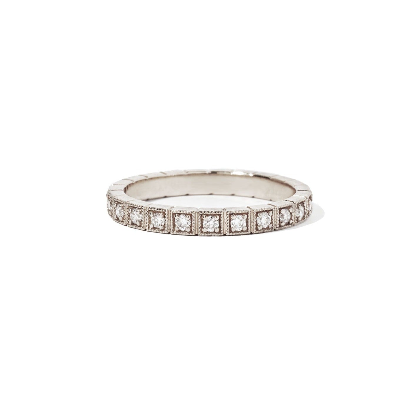 0.30 TCW Round Full Eternity Wedding Band