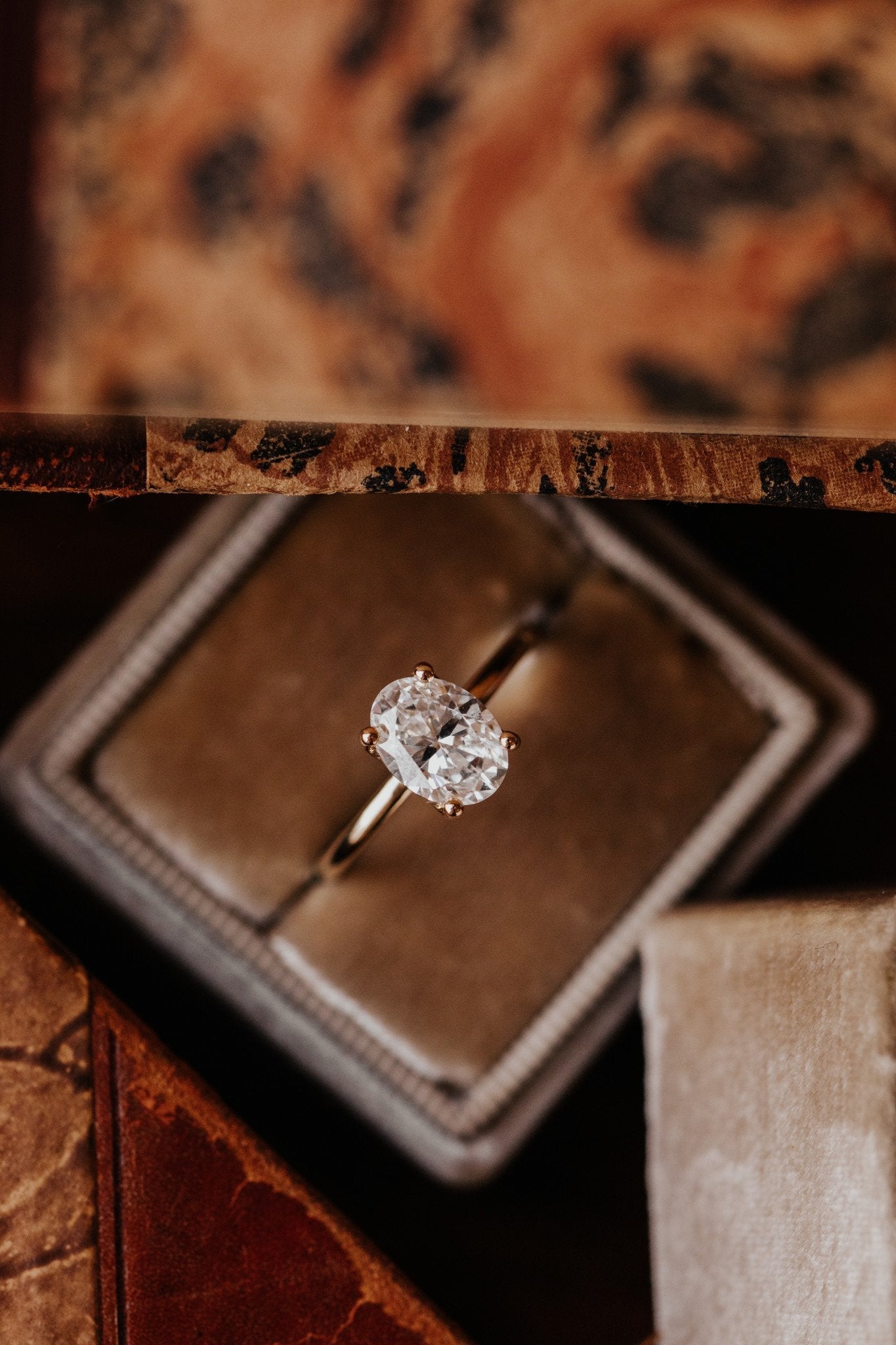 1.50 CT Carats Oval Cut Moissanite diamond Solitaire Style Engagement Ring