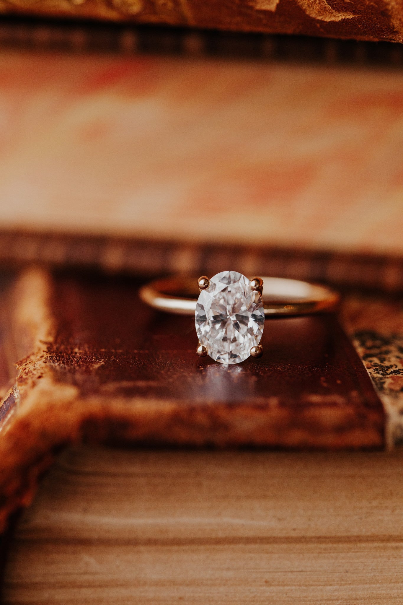 1.50 CT Carats Oval Cut Moissanite diamond Solitaire Style Engagement Ring