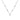 Zoe-0.15 Carats Round Moissanite Chevron Necklace