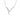Layla-0.15 Carats Round Moissanite Half Chevron Necklace