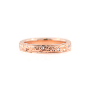 0.10 TCW Round Lab Grown Eternity Wedding Band