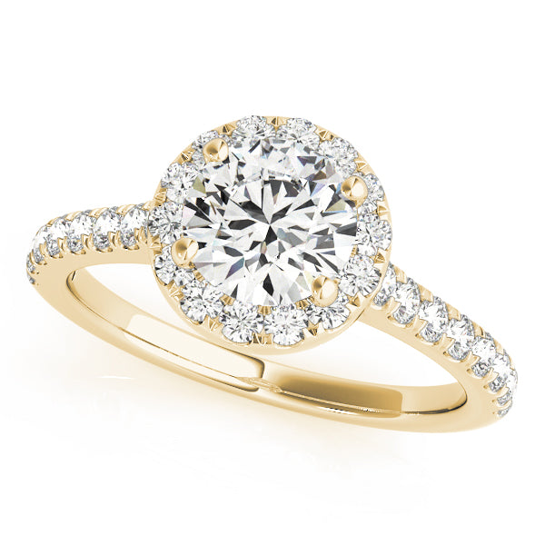 Fiona-1.50 Carats Oval Moissanite Pave Engagement Ring
