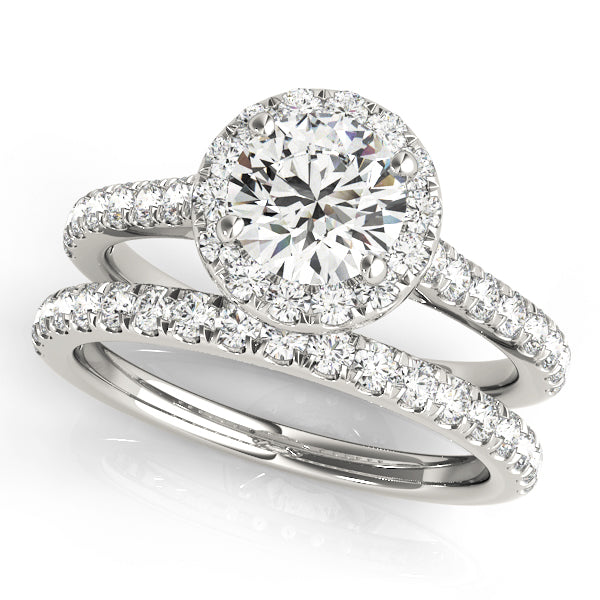 Fiona-1.50 Carats Oval Moissanite Pave Engagement Ring