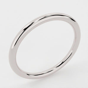 Eli-classic plain Wedding Band