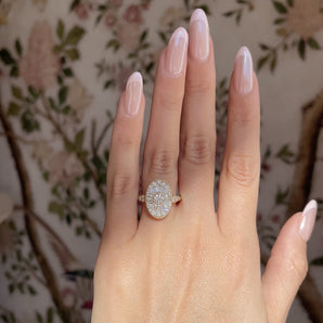 0.35 CT Round Shape Ballerina CVD Diamond Engagement  Ring