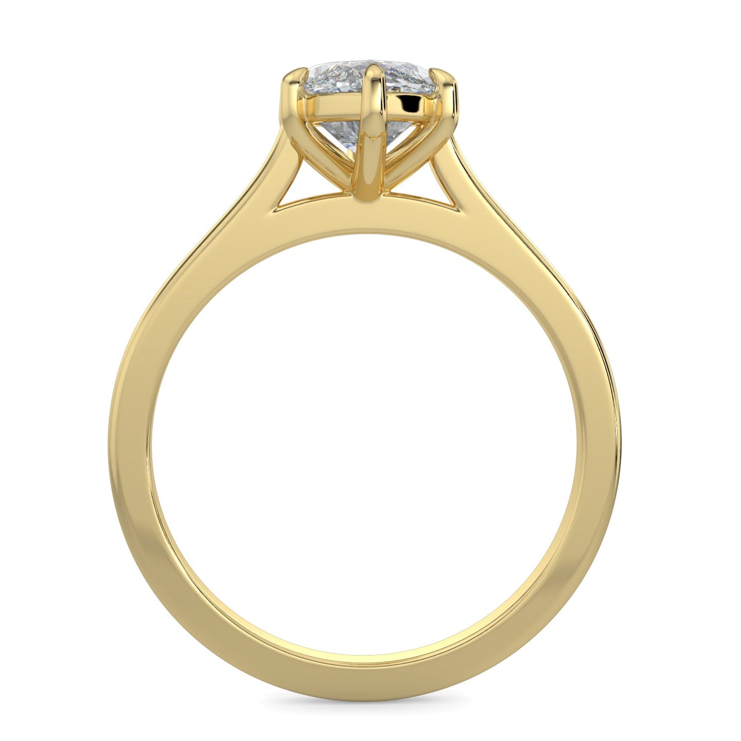 Rebecca-1.50 Carats Marquise Moissanite Solitaire Engagement Ring