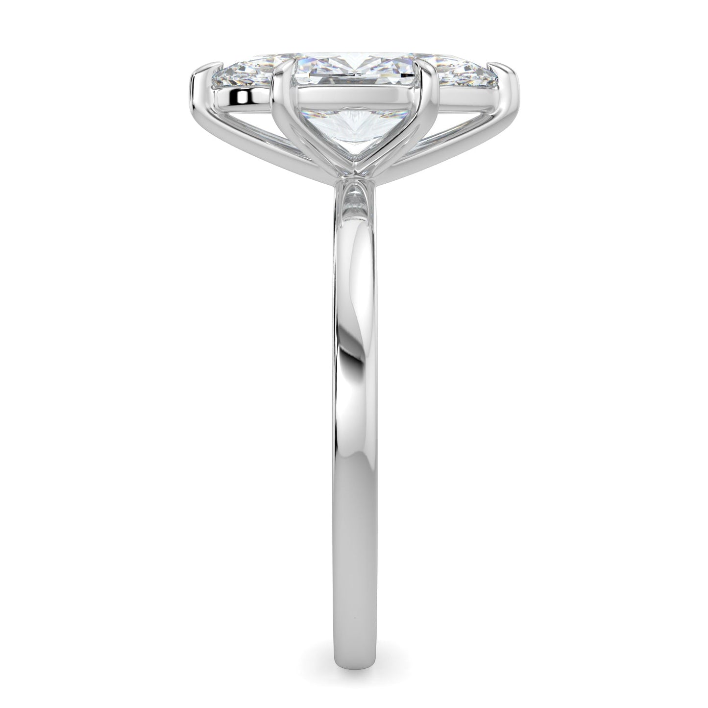 Mia-1.20 Carats Marquise Moissanite Solitaire Engagement Ring
