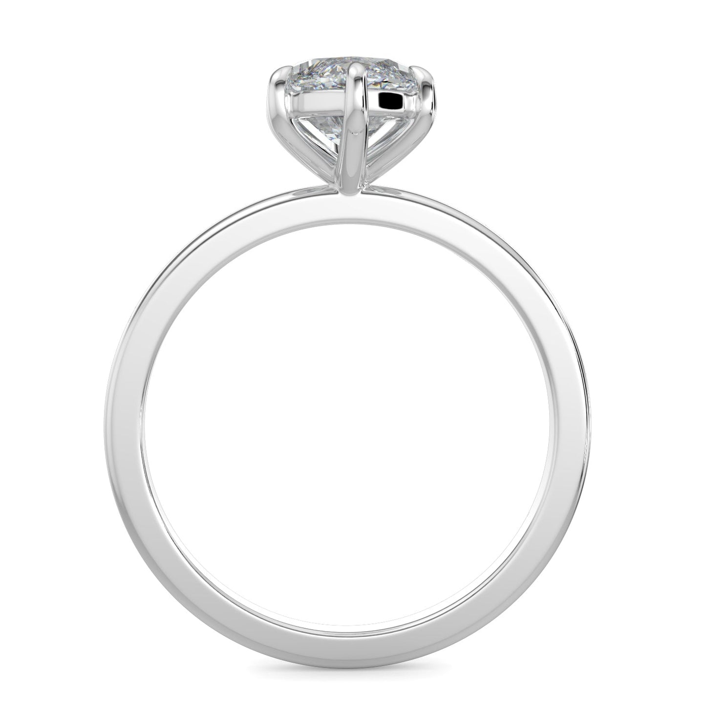 Mia-1.20 Carats Marquise Moissanite Solitaire Engagement Ring