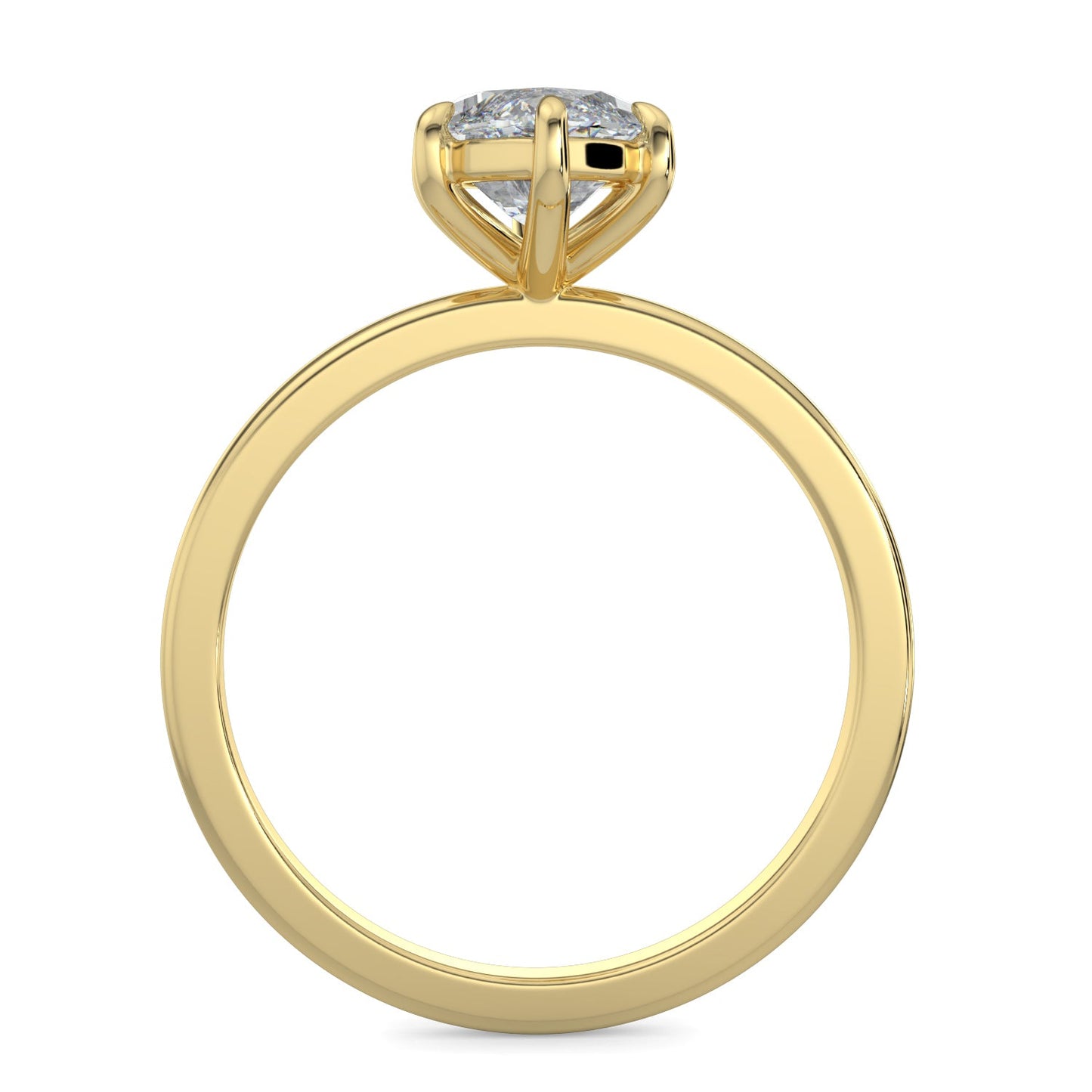 Mia-1.20 Carats Marquise Moissanite Solitaire Engagement Ring