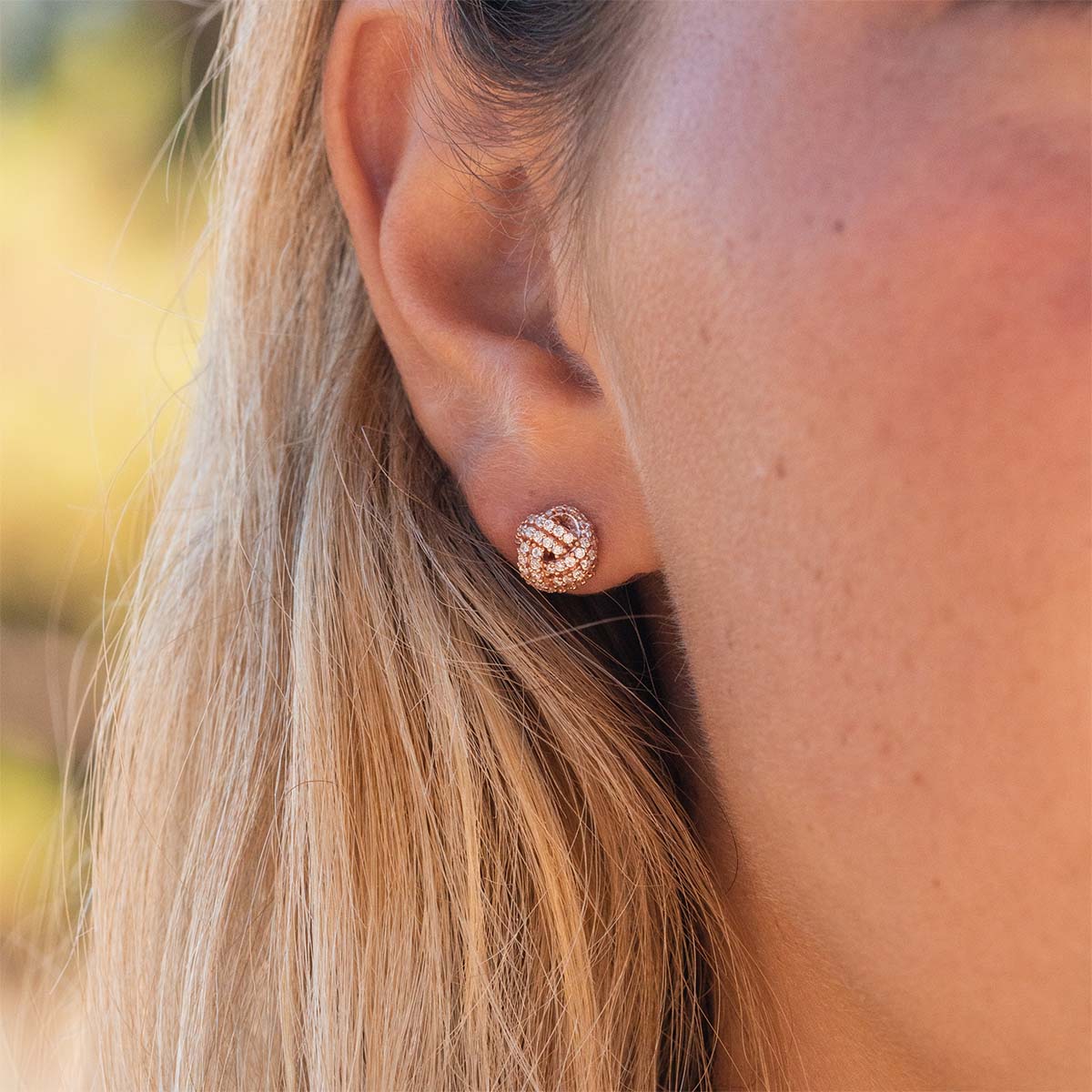 Nora- 0.25 CT Round Moissanite Cluster Stud Earrings