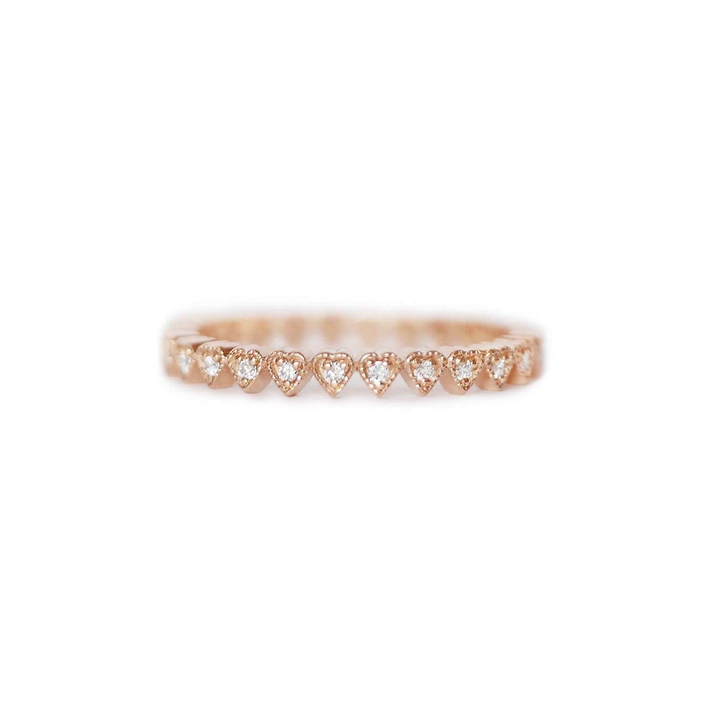 0.13 TCW Round Lab Grown Bezel setting Wedding Band