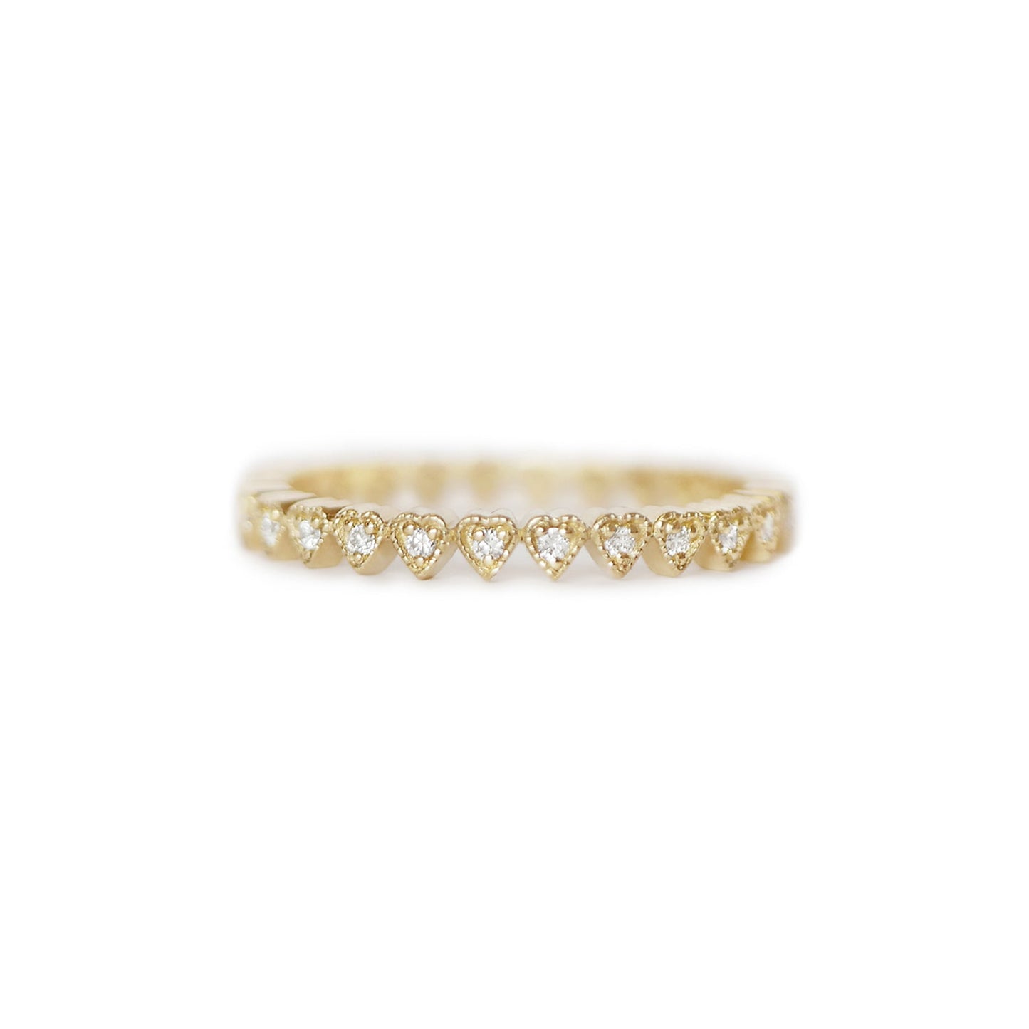 0.13 TCW Round Lab Grown Bezel setting Wedding Band