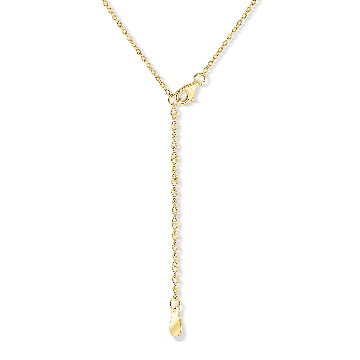 Elizabeth-1.25 Carats Round Moissanite Halo Necklace