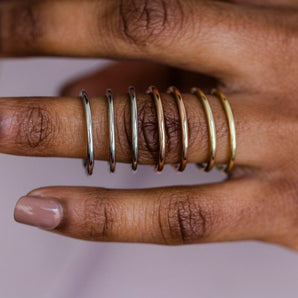 Eli-classic plain Wedding Band