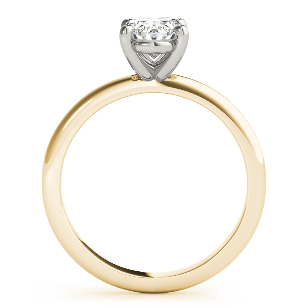 Heidi-1.20 Carats Oval Moissanite Solitaire Engagement Ring