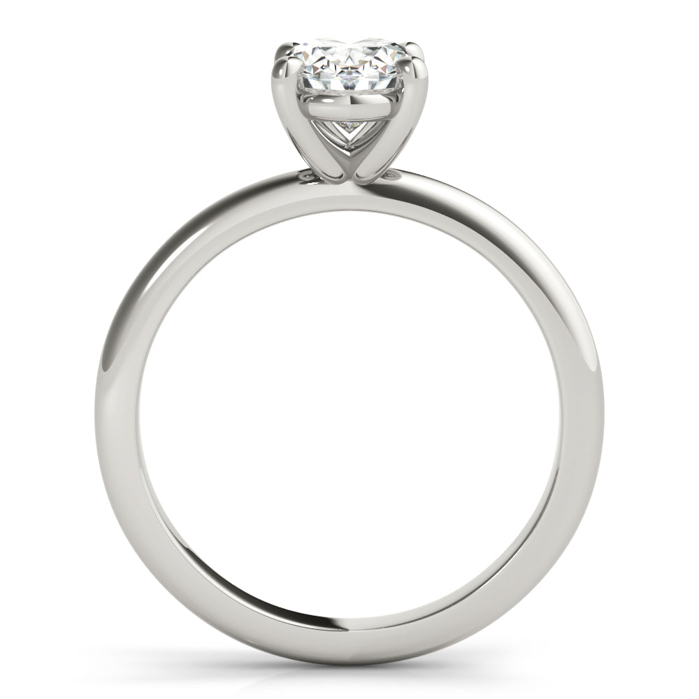 Heidi-1.20 Carats Oval Moissanite Solitaire Engagement Ring