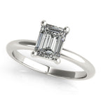 Hope-1.50 Carats Emerald Moissanite Solitaire Engagement Ring