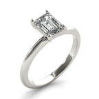 Hope-1.50 Carats Emerald Moissanite Solitaire Engagement Ring