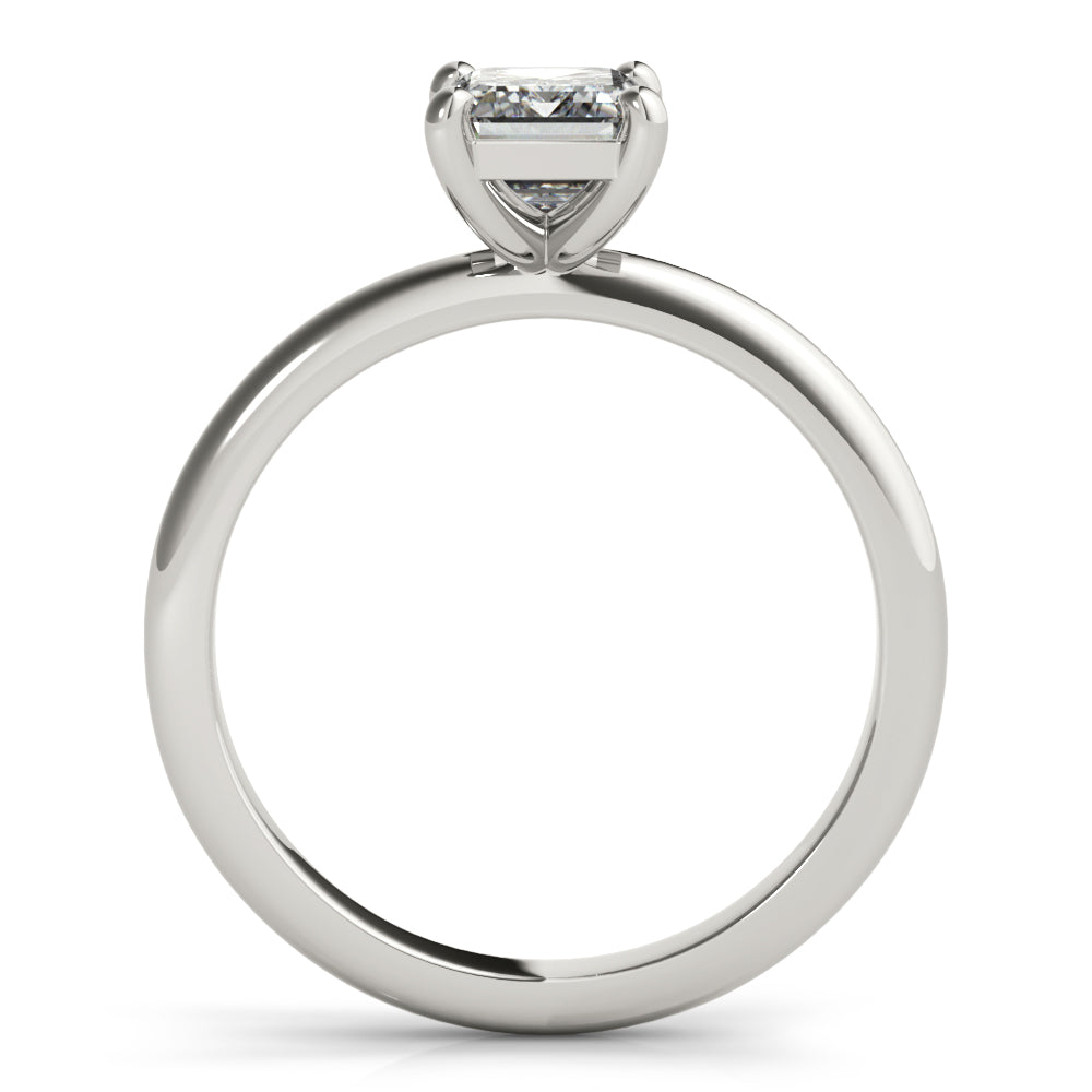 Hope-1.50 Carats Emerald Moissanite Solitaire Engagement Ring