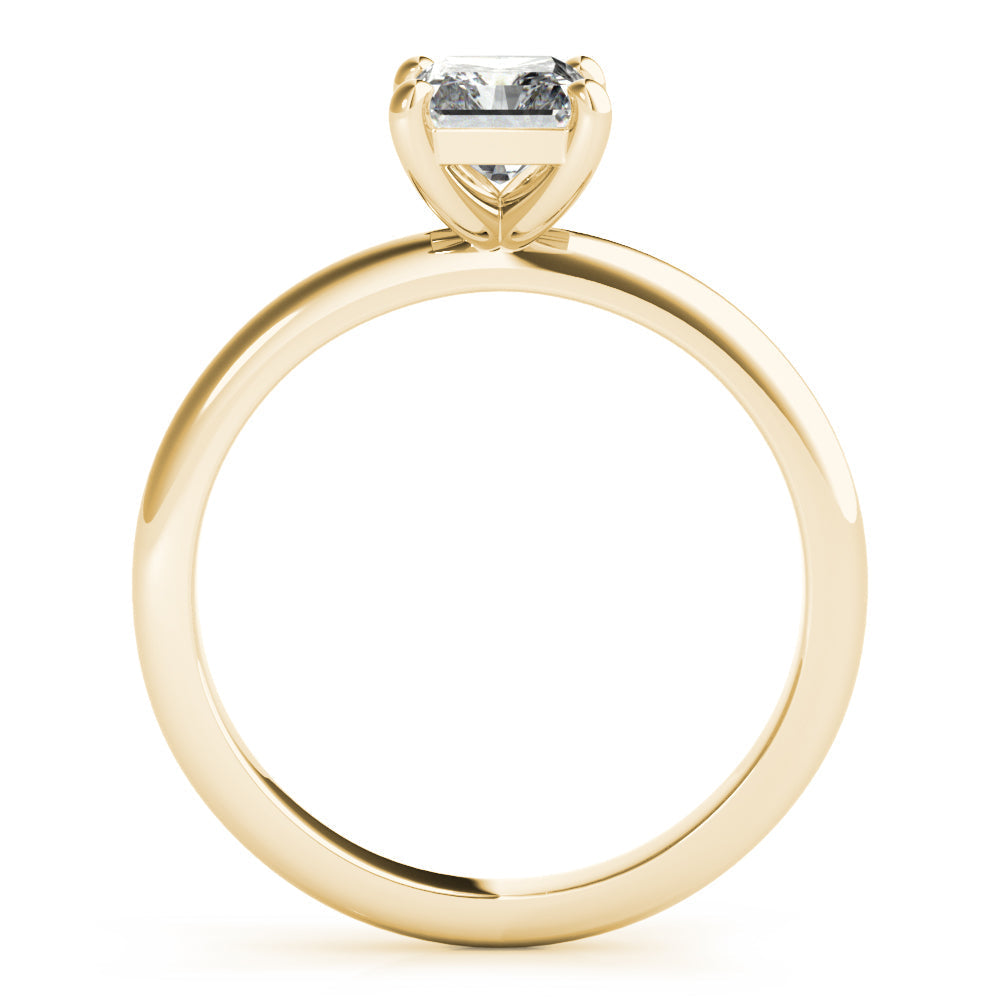 Olive-2.0 Carats Radiant Moissanite Solitaire Engagement Ring