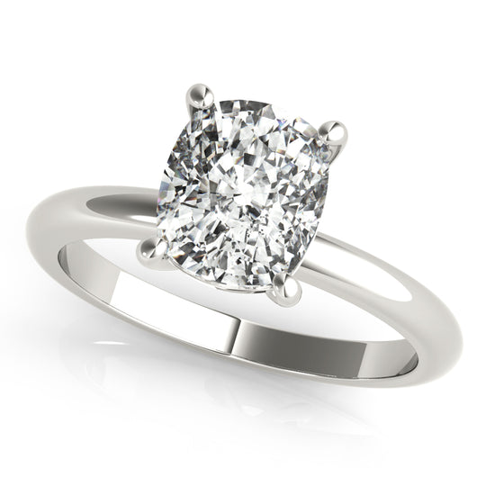 Jennifer-2.50 Carats Elongated Cushion Moissanite Solitaire Engagement Ring