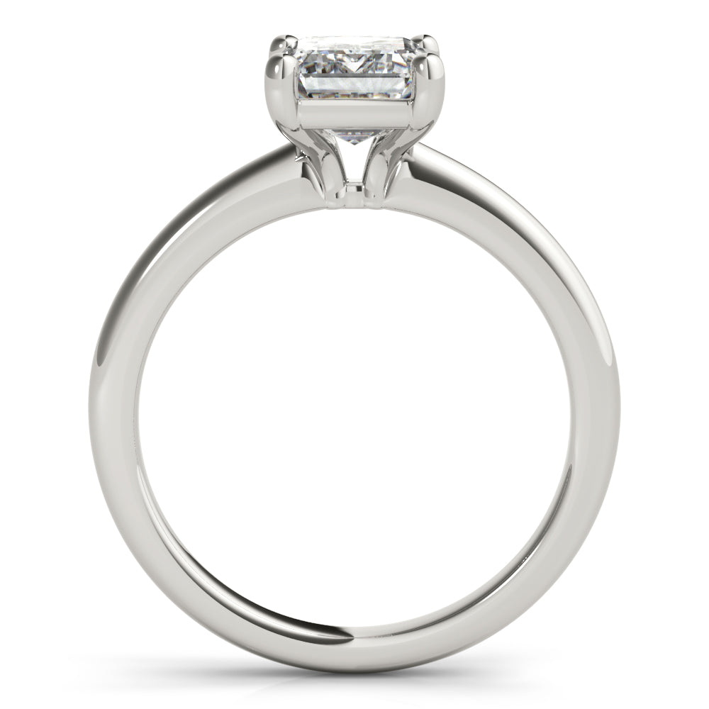 Keira-2.0 Carats Emerald Moissanite Solitaire Engagement Ring