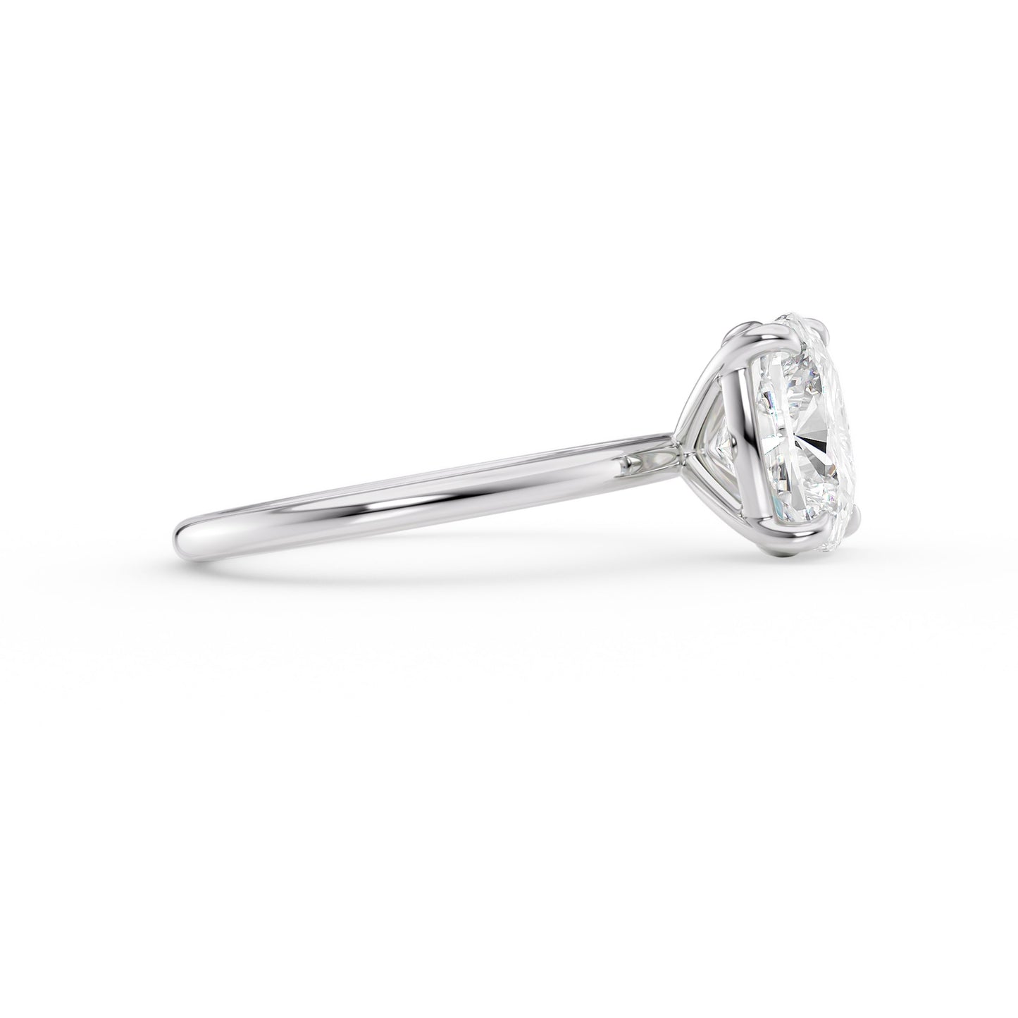 Brooklyn-1.80 Carats Cushion Moissanite Solitaire Engagement Ring
