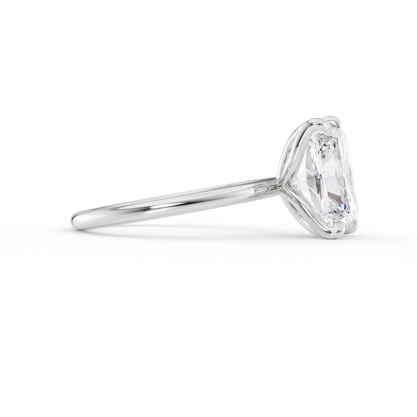 Eliana-2.0 Carats Radiant Moissanite Solitaire Engagement Ring