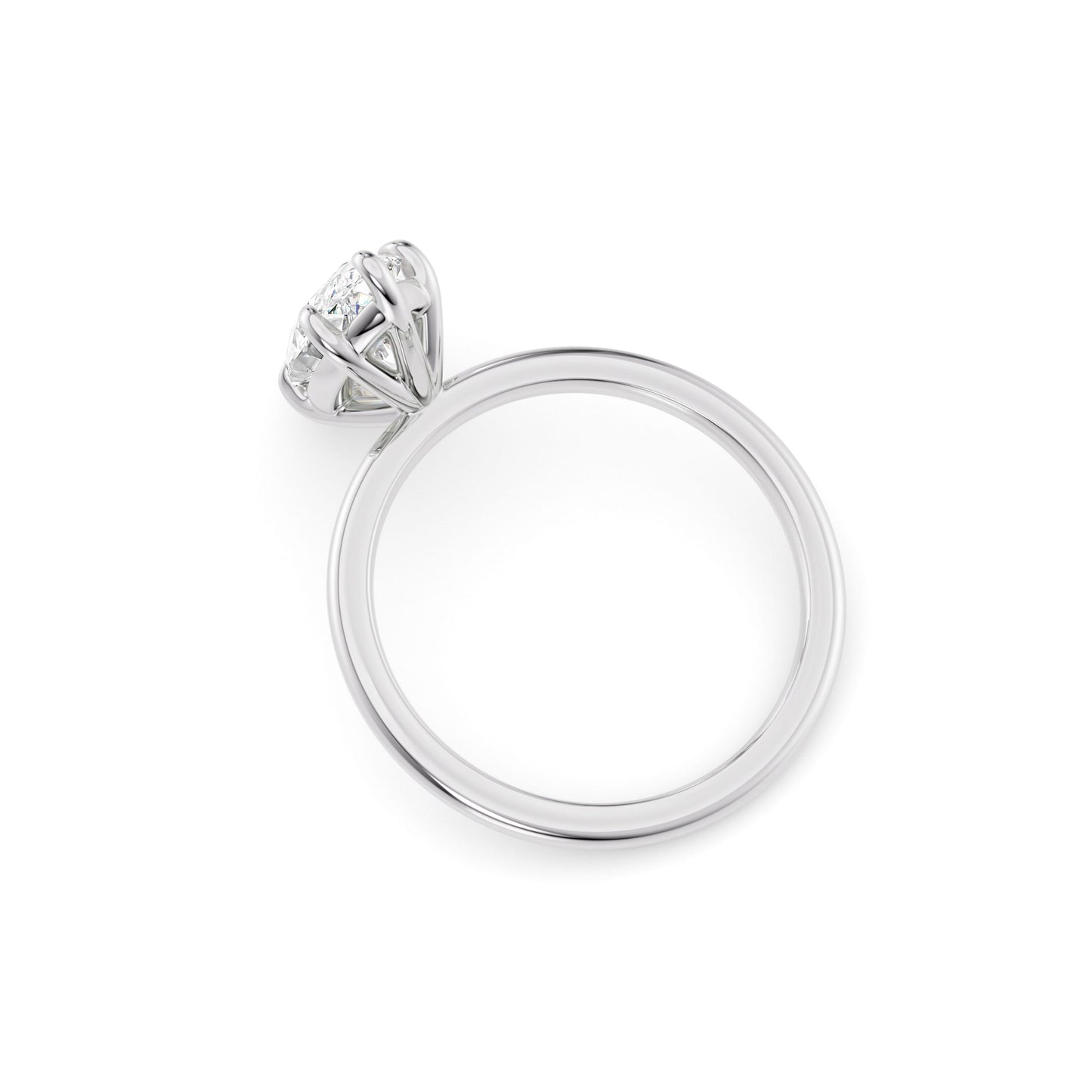 Harriet-1.0 Carats Marquise Moissanite Solitaire Engagement Ring
