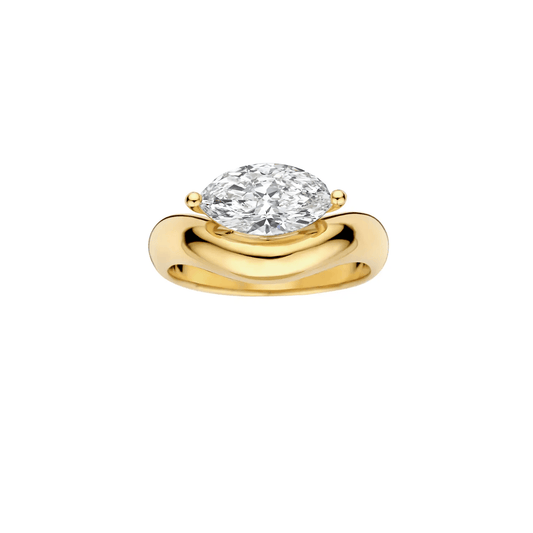1.60 CT Marquise Cut unique solitaire Diamond Engagement Ring