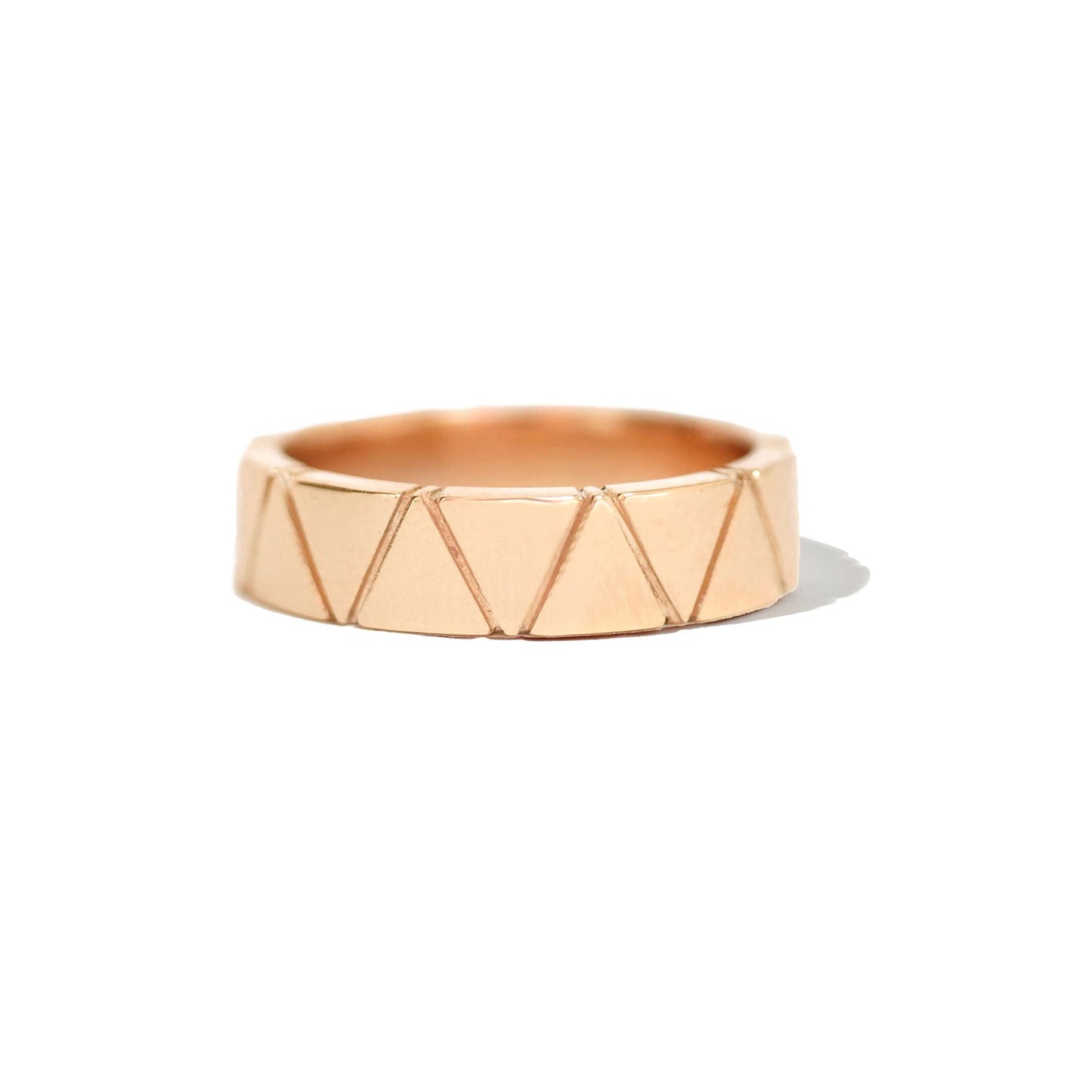 Classic Plain Triangle Wedding band