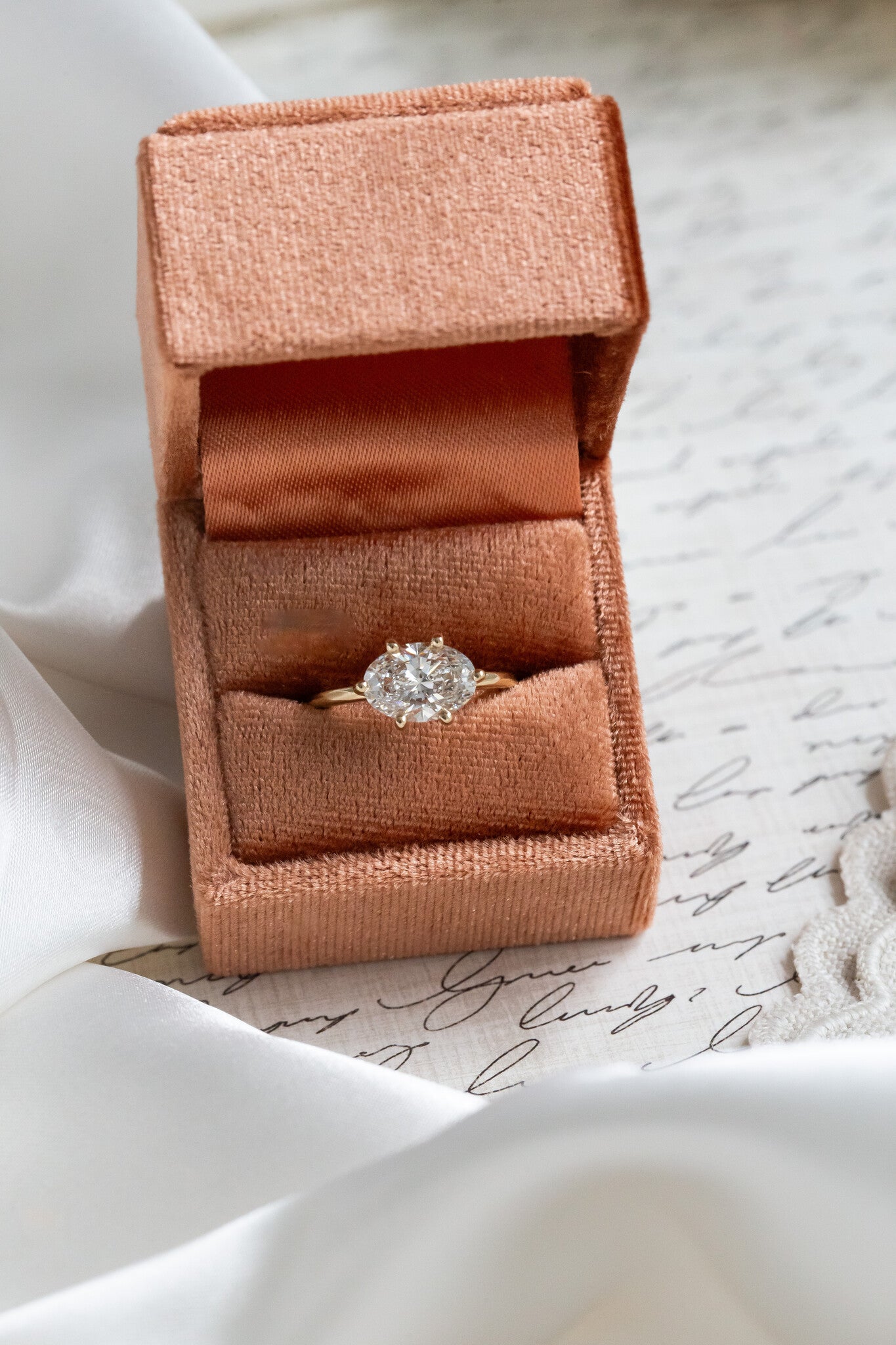 1.00 CT Carats Oval Cut Moissanite diamond Solitaire Style Engagement Ring