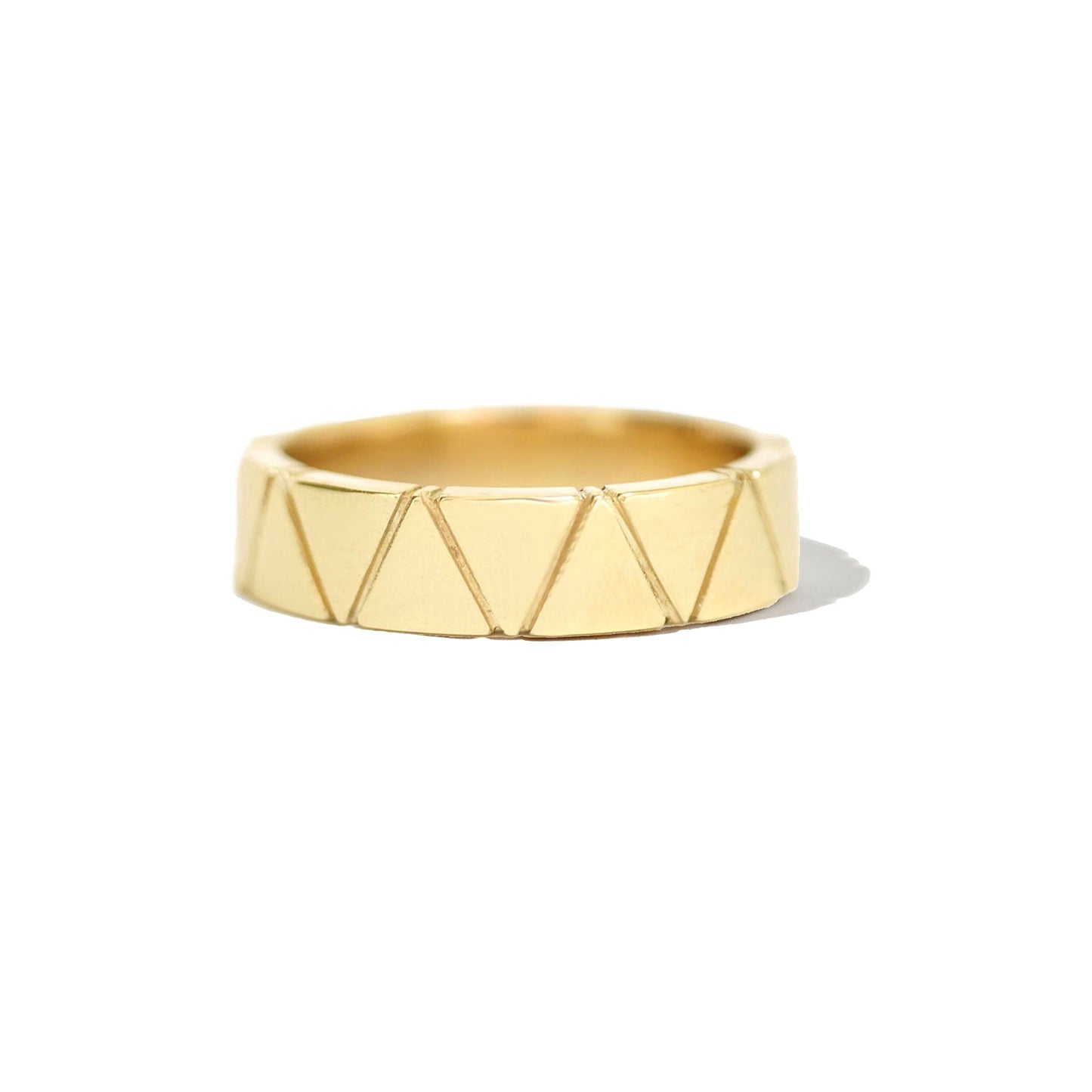 Classic Plain Triangle Wedding band