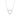 0.13 TCW Round Moissanite Diamond Heart Shaped Necklace